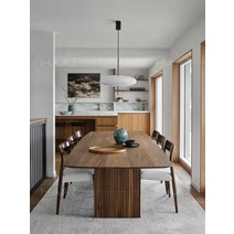 우드슬랩식탁 6인용 8인 긴 원목 나무 테이블, G