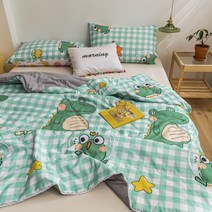 차가운 이불에 차가운 여름 이불에 차가운 여름 초슬림 점심에 2인용 차가운 느낌에 가벼운 실크 침대커버퀸 침대카바 슈퍼싱글침대커버 침대커버세트 극세사이불 이불