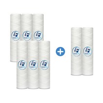 WD와운드 침전필터 실필터 8개 10인치 하우징용, 선택01_WD와운드필터 6+2=8개