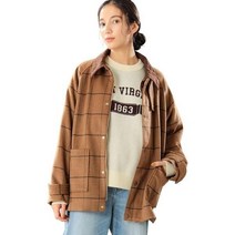 Beams 여성 울 헌팅 재킷