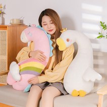 자칠 찹쌀떡베개필로우 쿠션 고래 바디플로우 모찌인형 성인애착 바디필로우 긴배게, 블루