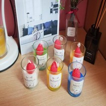 딸기소이캔들 3온즈 90ml, 유칼립투스, 1개