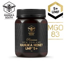 마누카사우스 마누카꿀 100% 뉴질랜드 정부인증 UMF 5+, 1kg