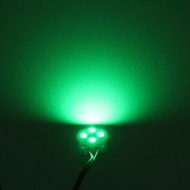 유연한 와이어 LED 4SMD 웨지베이스 다양한 색상 비극성 AC 6V 100 핀볼 게임기 Led 전구 6.3 개