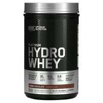 옵티멀 뉴트리션 플래티넘 하이드로 웨이 터보 유청 단백질 초콜릿 795 g, 795g, 1개