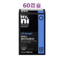일동제약 rTG 오메가3 오일 원액 알래스카 고함량 알티지오메가3 기름 액체 피쉬오일 EPA DHA 1000 비타민E 눈건조 두뇌 기억력 청소년 부모님 영양제 추천 식약처인증, 60캡슐, 1병