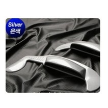 보조 거울 차량 사이드 미러 빗물 제거 바이저 2P 사각지대 용품 커버 물방울 제거, 에어로바이져 실버