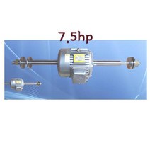 을지전기 빠우모타 삼상7.5마력 연마 광택기 양쪽장축 버핑기 황금곳간