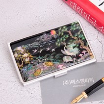 십장생도 자개명함케이스 남자명함케이스 자개명함집, 선물포장O, T9자개명함케이스(십장생도)