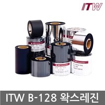 왁스레진리본 롤라벨먹지 바코드 열전사리본 ITW B128 60mm, 단품