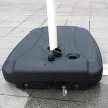 사각물통형 폴딩파라솔 받침대 물통받침 모래사용가능, 물통형받침대