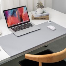 세계일주 스마트 온열 데스크 마우스 전기 매트 가열 테이블 매트, 라이트 그레이, 큰 (80*36) 두께 5mm, 1개