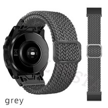 스트랩Garmin Fenix 5 5X Plus 6X Pro 3 HR 사파이어 7 7X Epix Loop 나일론 Smartwatch 손목 밴드 팔찌 용, 08 8_11 26mm Descent Mk1 MK2