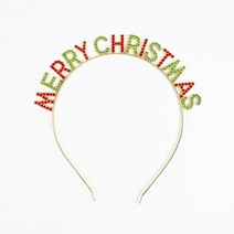 더복이벤트 크리스마스 머리띠 메리크리스마스 MERRY CHRISTMAS 성탄절 홈파티 성가대 소품