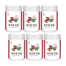 로즈힙 열매 100% 분말 첨가물없는 로즈힘 가루 파우더 폴란드산 프리미엄 원료, 6개, 120g, VITAGREEN