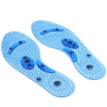 블루 8 자석 지압 마사지 실리콘 인솔 기능성 깔창 블루8 자석지압 마사지 실리콘 인솔