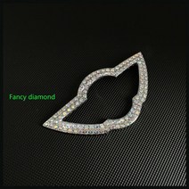 크리스탈 자동차 스티어링 휠 엠블럼 도어 핀 잠금 날개 3D 스티커 BMW 호환호환 미니 쿠퍼 R56 R50 F56 F55 R60 인테리어 액세서리, [01] 2 Fancy diamond, 01 2 Fancy diamond