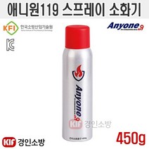 애니원119 스프레이식 간이 소화기 450g, 1개