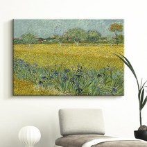 더 아트 컴퍼니 빈센트 반 고흐 명화그림 인테리어 캔버스액자 80종 1-40, 15. VG-붓꽃이 있는 아를 풍경