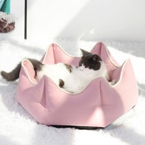 고양이 숨숨 집 만들기 중형견집 강아지 방석, 민트, 필수