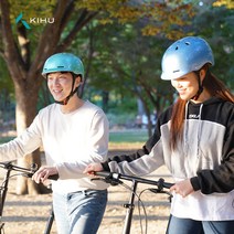 키후 코블 어반 헬멧 미니벨로 전동킥보드 로드 MTB 헬멧, 퓨어올리브(그린)