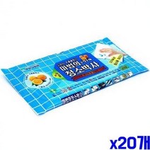 얼룩제거용 청소 물티슈 30매 X20개 물걸레청소포, 상품선택다팔몰