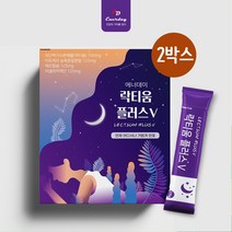 락티움플러스 수면건강 프랑스산 락티움 분말 스틱 유단백가수분해물 우유단백질 타트체리 가루 식물성 해조칼슘 미셀라카제인 유청단백질 필수아미노산 대용량, 30스틱x2박스