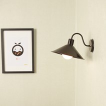 미라 1등 벽등 LED 12W 볼램프 포함 골드 카페 인테리어조명, 12W 전구색, 1개, 화이트