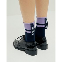 [헤지스레이디스] [헤지스 여성] [22FW] HSSS2D005W2 브라운 컬러배색 면혼방