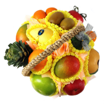 과일 바구니 제철 상온 후숙 완충제 냉장보관 포장 박스 채소 신선 식품 선물 병문안, 1개