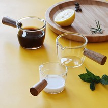 커피 샷글라스 우드손잡이 에스프레소 원샷 투샷 시럽잔, 2.에스프레소샷잔100ml