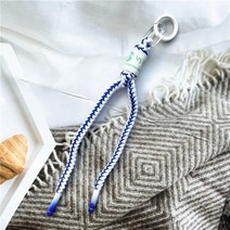 인형키링 굿즈 캐릭터 열쇠 고리 제작 큐티 가죽 나무 가방 키홀더, blue A