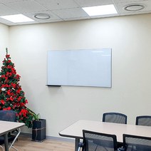 일반유리 유리칠판 화이트 심플블랙베젤 1200x800 자석형, 1200-800이하 택배배송