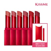 [1 +1][선물세트증정] 키스미 아이 퍼스트 매트 립스틱, 단품, 선택1:06 칠링 마젠타|선택2:02 베일드 모브