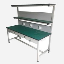 서스작업대 테이블 포장대 조립대 공장용 업소 180cm, 180 x 80 x 160cm (서랍 3개)