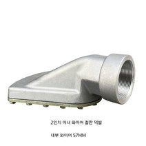 살수차 스프링클러 1.5인치 2인치 도로 청소차 헤드 노즐 팬 물 분사, ModelS-2인치내부철판덕빌노즐21cm