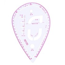 재봉 프렌치 커브 재봉 눈금자 절단 의류 샘플 메트릭 액세서리 도구 그리기, 07 6403