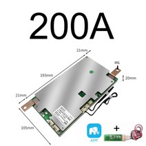 파워뱅크 태양광 패널 배터리 충전기 qucc lifepo4 smart bms 4s 200a 150a 120a 100a 12v solar energy storage rv 리튬, 균형이 있는 4s 200a
