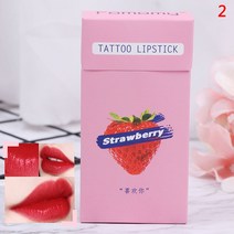 립글로즈 립틴트 면봉 틴트 립밤 착색 타투 립스틱20 개/상자 문신 립스틱 목화 면봉 립 색조 매트 액체 담, 한개옵션1, 06 A7