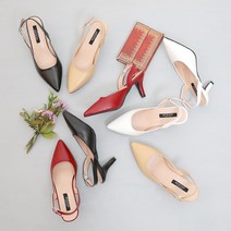 베이직 슬링백 힐 8cm sn222