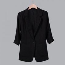 Happy Shopping 슬림핏 린넨자켓 여름 린넨재킷 AB0vcjh