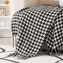 간절기 인테리어 소품 카페 야외 캠핑카 체크 체커 보드 바둑판 캠핑 이불 패드 블랑캣 캠핑용 차박 러그 담요