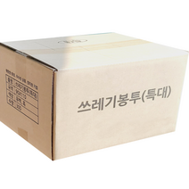 [착한비닐] 박스포장 재활용봉투 40리터 60리터 80리터 100리터 분리수거 비닐봉투 40L 60L 80L 100L 배접봉투 쓰레기봉투, 대(80L), 반투명