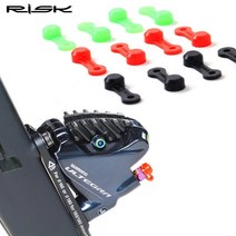 브레이크 호스 얼스 브레이크호스 자전거 브레이크 호스 10pcs 자전거 오일 디스크 배기 나사 방진 캡 브레이크 캘리퍼 먼지 커버 오일 브레이크 블리더 그리스 노즐 커버 부품, 초록