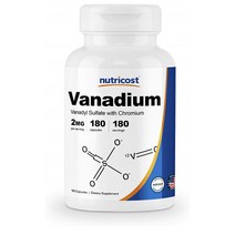 Nutricost Vanadium Chromium 뉴트리코스트 바나듐 2mg 180캡슐