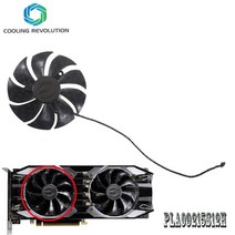 그래픽카드 팬 수리 부품 비디오 카드 87mm pla09215s12h 12v 0 55a 4pin for evga rtx 2060 2070 2080 2080ti rtx2080ti, 왼쪽