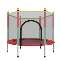 성인트램펄린 점핑 트램폴린 실내 방방 탄성 안전 트램펄린 net 성인 피트니스 지원 100kg, 01 Trampoline