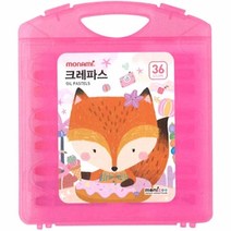 모나미 모니주 크레파스 36색 분홍 케이스, 상세내용참조, 상세내용참조, 상세내용참조