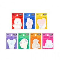 D 포스트잇 떡메모지 BT21 스탠드점착메모1탄, 코야