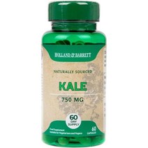 홀란드앤바렛 케일 브라시카 올레라케아 750mg 비건 60캡슐, 홀랜드 앤 배럿 케일 750mg 60캡슐